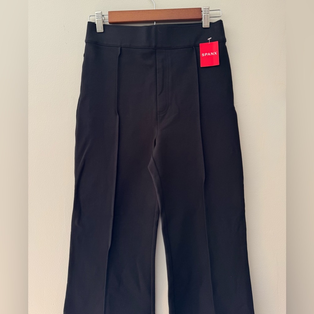 NWT SPANX Supersmoot PerfectFit Ponte Flare Pant Black Size Small - Picture 4 of 7